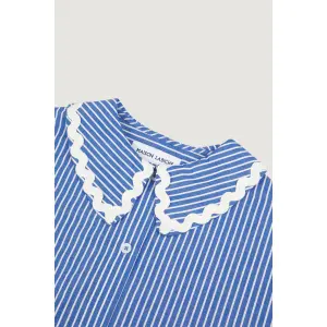 Katoenen blouse dames Maison Labiche Mariotte Zigzag Lace image-2