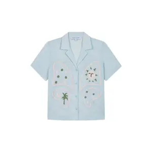 Baumwollhemd Damen Maison Labiche Souchier Butterfly Patch