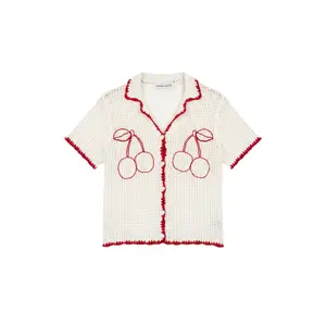 Damenhemd Maison Labiche Souchier Cherry