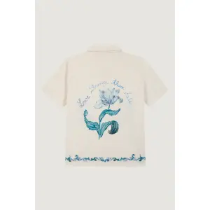Baumwollhemd Damen Maison Labiche Souchier Butterfly Patch image-1