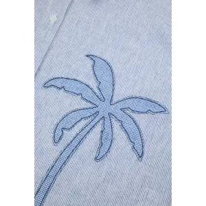 Leinenhemd, Damen Maison Labiche Surville Palm Patchwork image-2