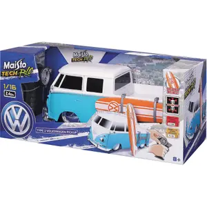 Radio controlled van vw type 2 1/16th car sets Maisto Hong Kong Pick-up image-1