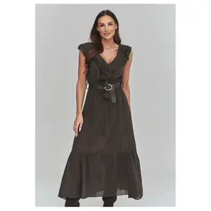 Women's midi dress Makadamia image-1