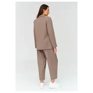 Ensemble élégant à pantalon large femme Makadamia C90 image-1