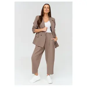 Ensemble élégant à pantalon large femme Makadamia C90 image-2