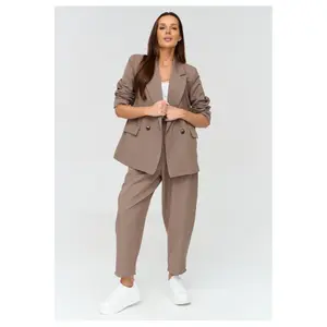 Ensemble élégant à pantalon large femme Makadamia C90 image-3