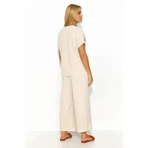 Bluse und weite Hose für Frauen Makadamia image-1