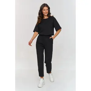 Completo t-shirt e pantaloni donna Makadamia image-1