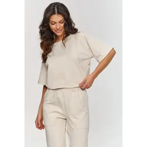 Completo t-shirt e pantaloni donna Makadamia image-2