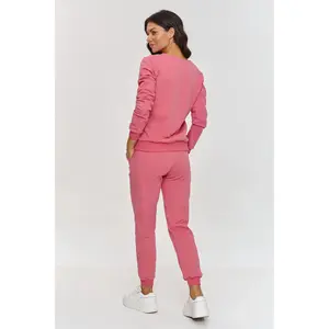 Damen Sweatshirt- und Jogginghose-Set Makadamia image-1