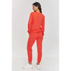 Damen Sweatshirt- und Jogginghose-Set Makadamia image-1