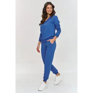 Damen Sweatshirt- und Jogginghose-Set Makadamia image-2