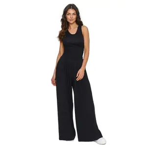Damen Tanktop und Hose Set Makadamia