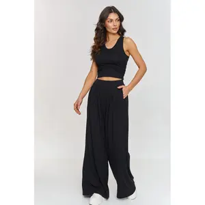 Damen Tanktop und Hose Set Makadamia image-2