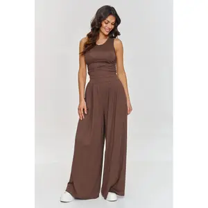 Damen Tanktop und Hose Set Makadamia image-2