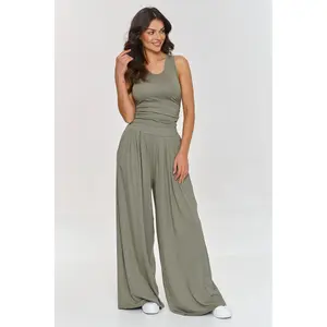Damen Tanktop und Hose Set Makadamia image-2