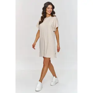 Women's t-shirt dress Makadamia image-1
