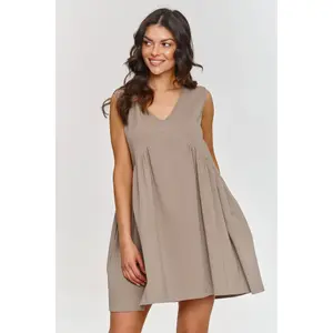 Abito plissettato donna Makadamia image-1