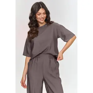 T-Shirt und Hose Set für Damen Makadamia image-2