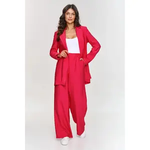 Women's suit jacket and trousers set Makadamia image-1