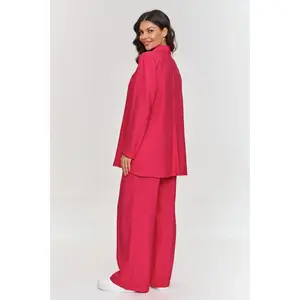 Women's suit jacket and trousers set Makadamia image-3