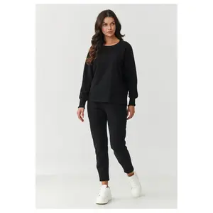 Completo felpa e pantaloni della tuta eleganti donna Makadamia image-1