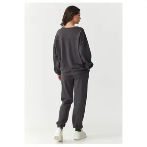 Conjunto de sweatshirt e calças de sweat para mulher Makadamia image-2