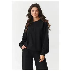 Comfortable women's sweatshirt and jogger set Makadamia image-3