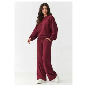 Women's sweatshirt and trousers set Makadamia image-2