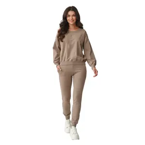 Completo felpa e pantaloni della tuta per donna Makadamia image-0