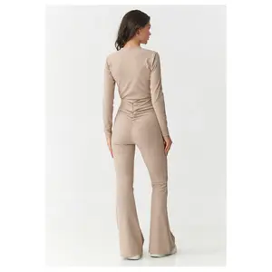 Completo t-shirt a maniche lunghe e pantaloni donna Makadamia image-2