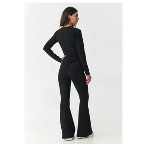 Completo t-shirt a maniche lunghe e pantaloni donna Makadamia image-2