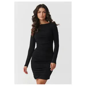Vestito attillato corto donna Makadamia image-1