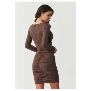 Vestito attillato corto donna Makadamia image-2