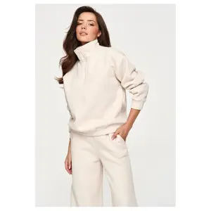 Conjunto de chándal con pantalones anchos mujer Makadamia M946 image-3