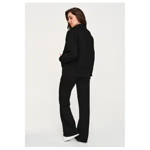 Conjunto de chándal con pantalones anchos mujer Makadamia M949 image-2
