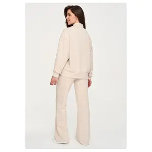 Conjunto de chándal con pantalones anchos mujer Makadamia M949 image-2