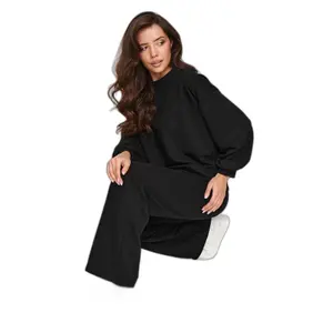Conjunto de chándal de corte holgado mujer Makadamia M951