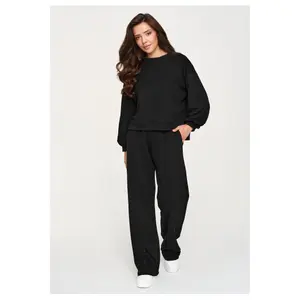 Conjunto de chándal de corte holgado mujer Makadamia M951 image-1