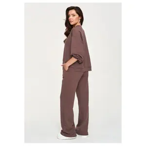 Conjunto de chándal de corte holgado mujer Makadamia M951 image-2