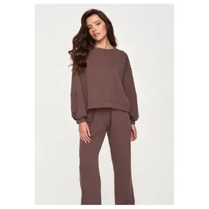 Conjunto de chándal de corte holgado mujer Makadamia M951 image-3