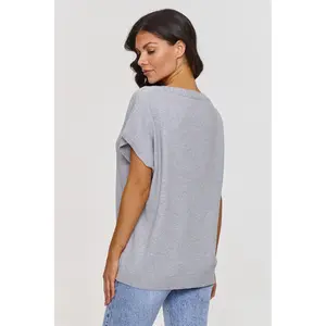 Jersey de mujer sin mangas Makadamia image-3