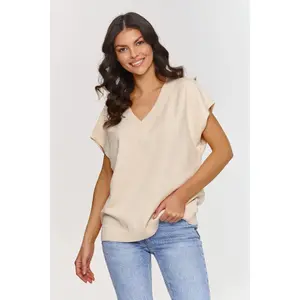 Jersey de mujer sin mangas Makadamia image-1