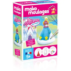 Modeling dough snow princess molding kit Mako image-0