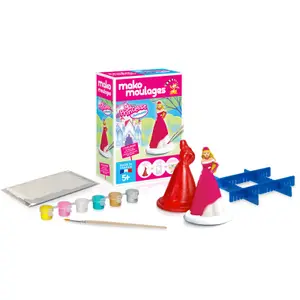 Modeling dough snow princess molding kit Mako image-1