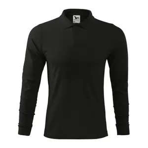 Long Sleeve Polo Malfini Single J. 211 image-1