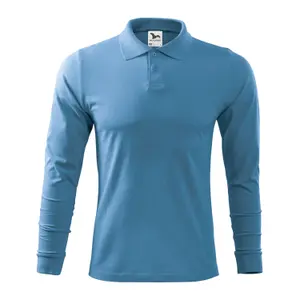 Long Sleeve Polo Malfini Single J. 211 image-1