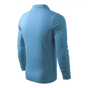 Long Sleeve Polo Malfini Single J. 211 image-4