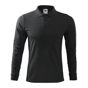 Long Sleeve Polo Malfini Single J. 211 image-1