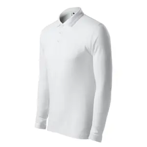 Long Sleeve Pique Knit Polo Malfini 221 image-1